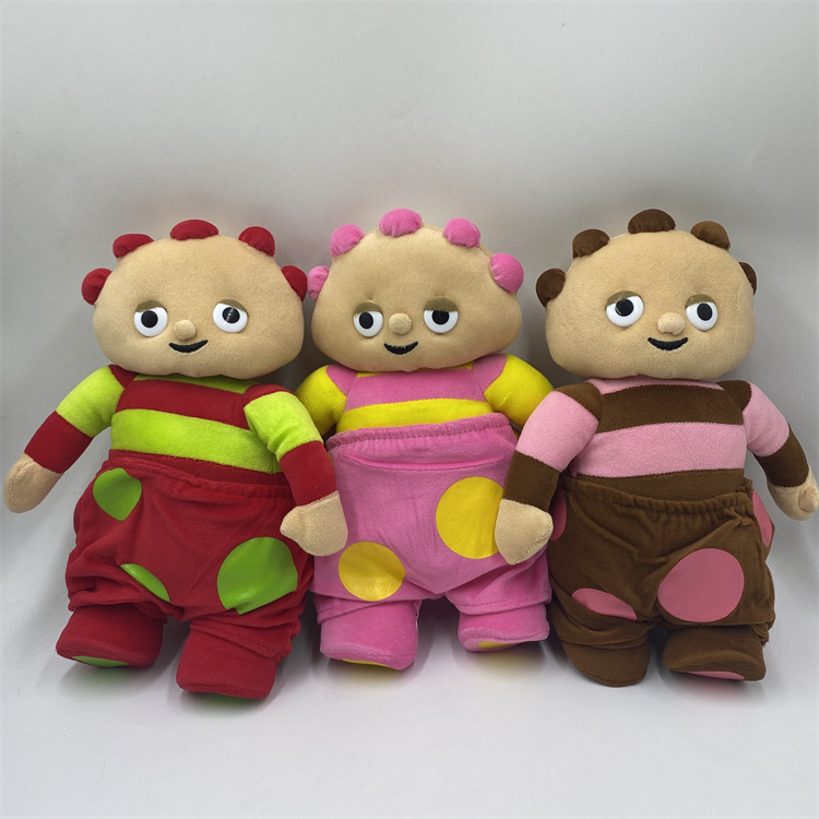 可爱玛卡巴卡 儿童宝宝陪伴玩偶玛卡巴卡 唔西迪西毛绒玩具公仔 粉