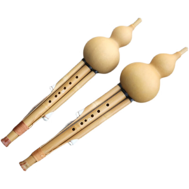 筚郎舞台演奏金竹七孔葫芦丝c降b调g f调成人初学云南乐器(铜岭明珠)