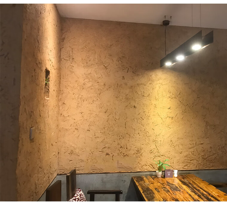 稻草漆墙面漆稻草泥乡村民宿黄土泥巴稻香仿古艺术涂料内外墙 色卡1