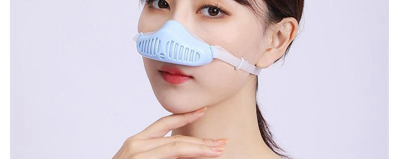 鼻炎猪鼻子防过敏性鼻炎神器专用空气过滤器呼吸口罩防花粉尘雾霾蓝色