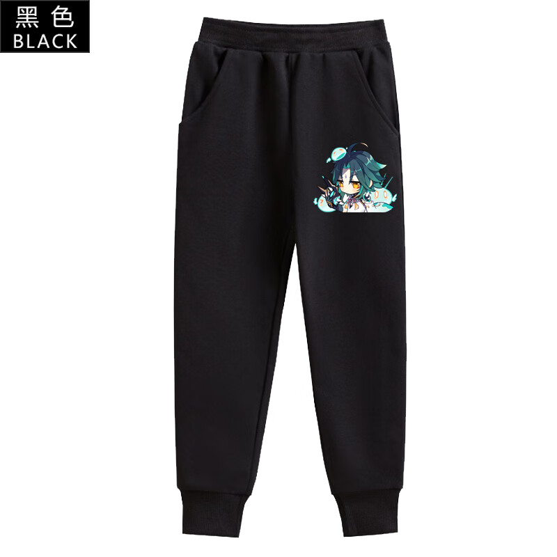 原神游戏动漫周边休闲裤子男女二次元长裤胡桃可莉刻晴魈cos衣服夏 魈