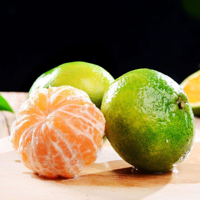 新鲜应季水果青皮甜橘子