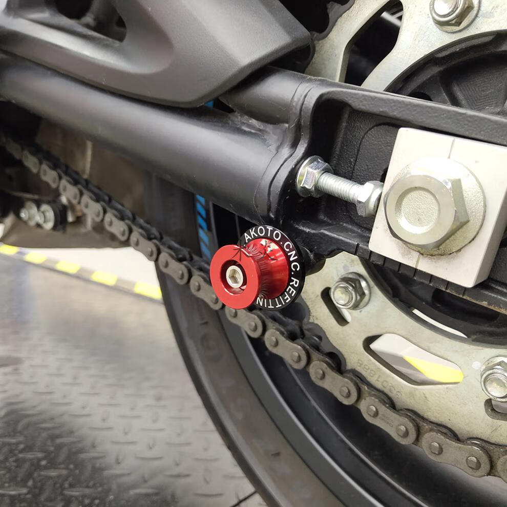 适用22年豪爵tr300改装起车钉 驻车球 起车螺丝球配件 新款(黑色)一对