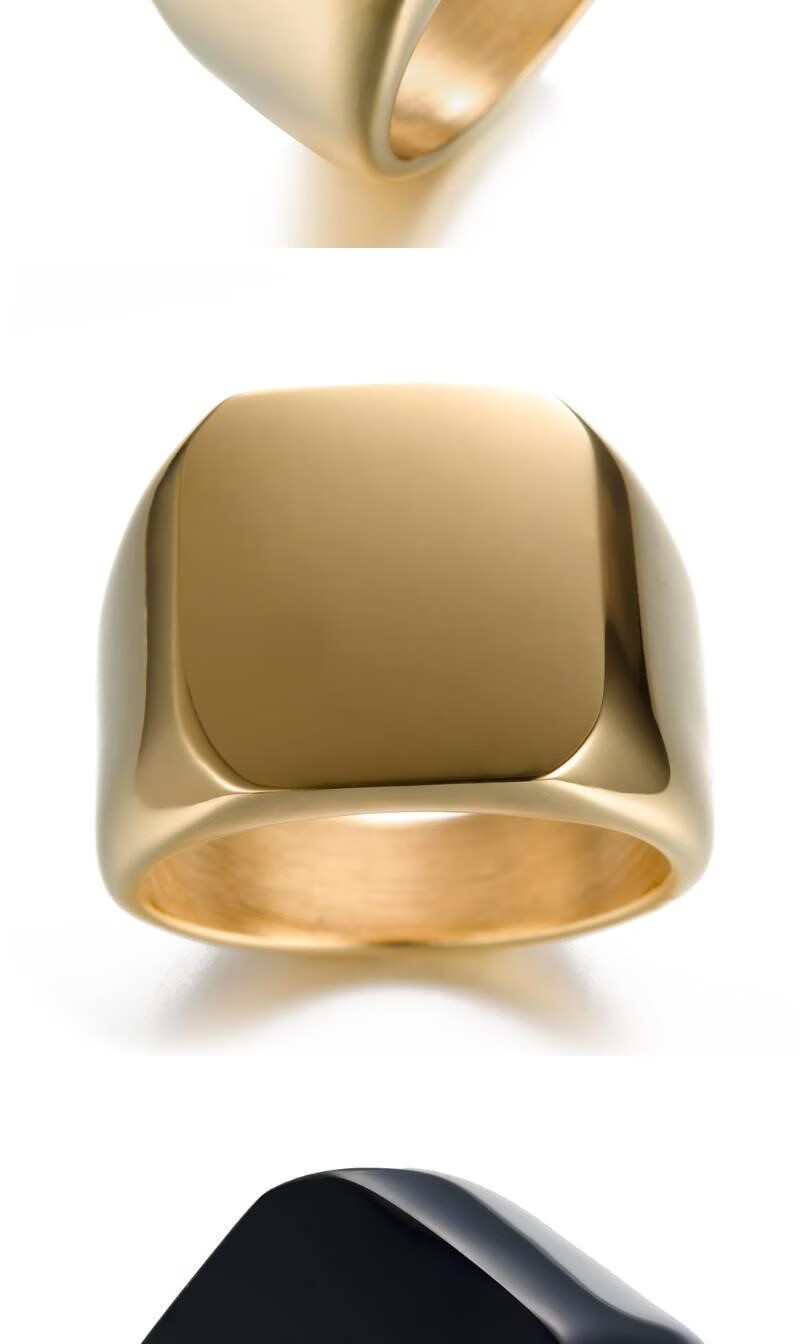 浴血黑帮同款戒指汤米谢尔比剃刀党戒指潮男个性复古大码钛钢小众黑色