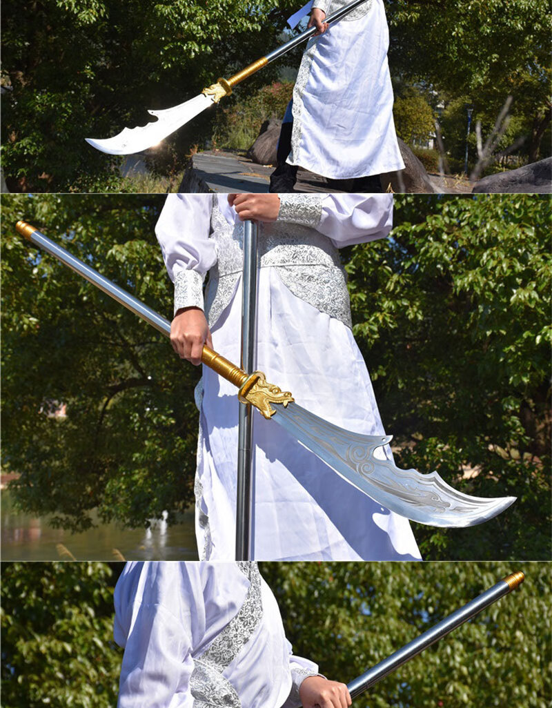 关刀长款青龙偃月刀真关云长大刀武术刀练武强身影视表演冷兵1器未