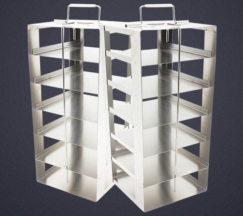 环同定制86度低温冰箱架304不锈钢手提篮式单体冻卧式冻存架可定制