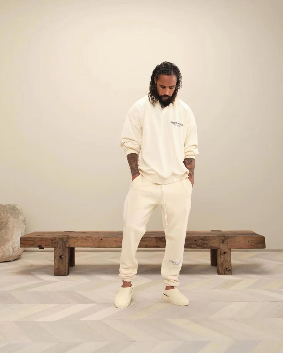 fear of god fog拖鞋侃爷一脚蹬厚底户外穿eva男踩屎感情侣春夏女礼物