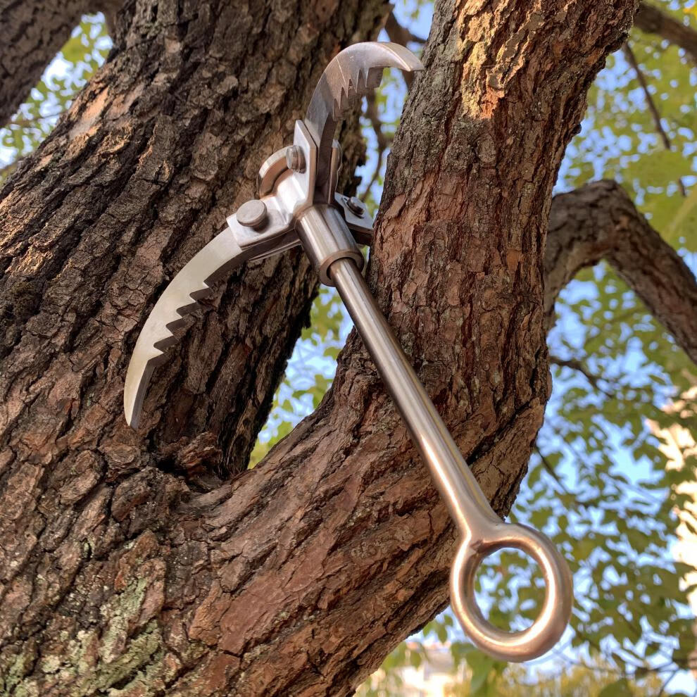 攀岩爪钩户外求生不锈钢飞虎爪攀岩登山钩攀登爪生存飞爪野外救生探险