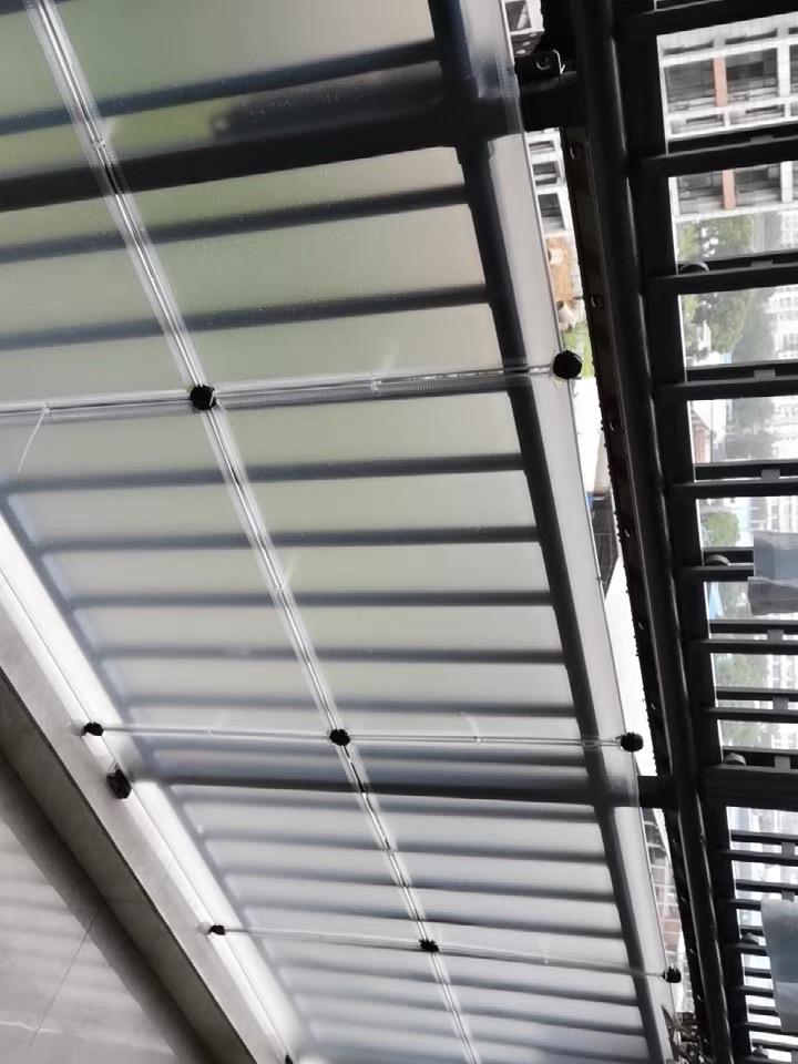 阳台遮雨挡板 阳台围栏遮挡板隐私挡板遮雨防雨防风防晒护栏围板遮雨