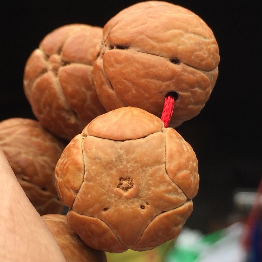 五星上将麒麟眼菩提子佛珠手链龙眼手串念108颗法师手持五星上将麒麟