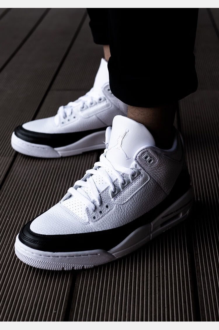 aj3篮球鞋藤原浩北卡蓝火焰红黑白水泥手稿乔3高帮男女运动鞋莆田aj33