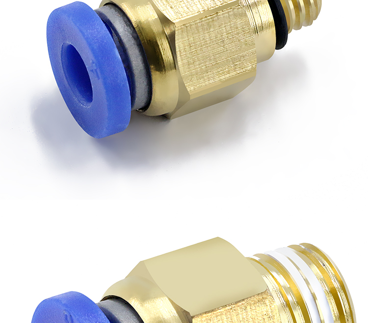 气管接头带螺纹快插模具配件水嘴快速pc气动公制粗牙英制细丝水咀乳