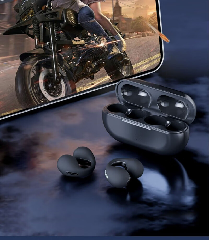 尼基科sony索尼ambie耳环式骨传导无线蓝牙耳机运动不入耳夹式骨感官