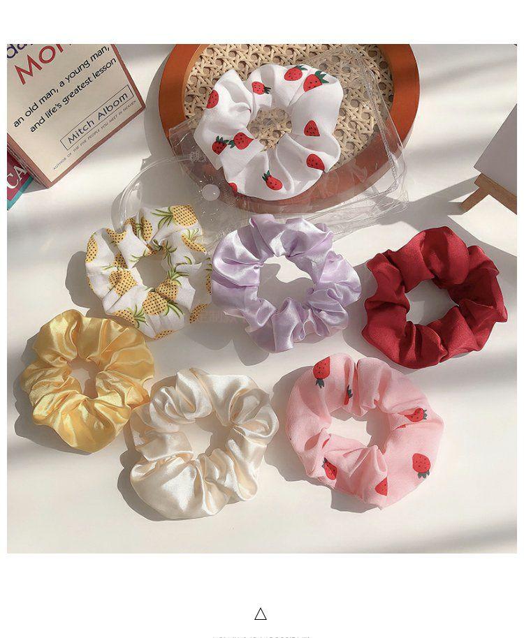 deserteagle少女可爱大肠发圈网红皮筋女扎头ins简约发绳甜美十件套