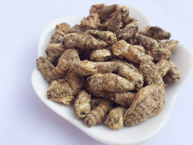 精选中药材200克雄蚕蛾公男补性用晚蛾子未交配交尾可泡酒料原蚕蛾粉