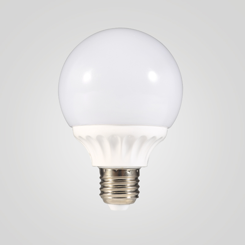 施迈大螺口奶白龙珠泡白光暖光三色光源灯泡节能灯泡 灯泡-3w白光 16w