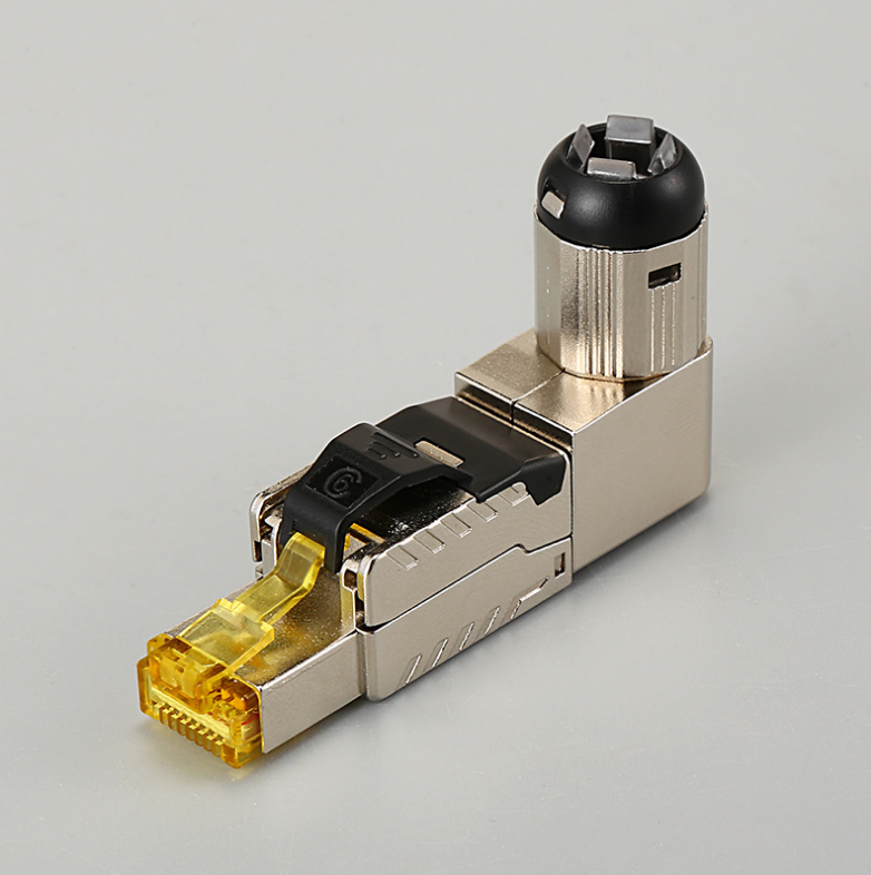 杰霆水晶头六类免压 小米免压水晶头家用超六类免打水晶头网线接头