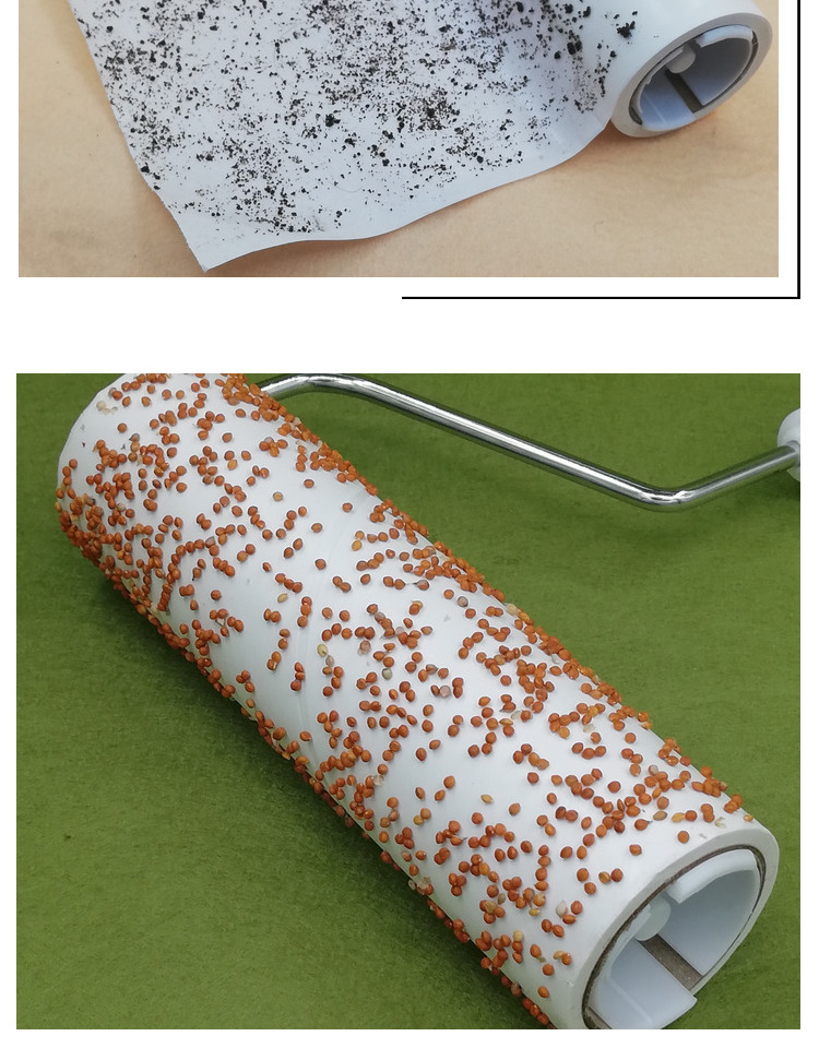 滚子粘毛器撕纸 滚筒滚刷除尘沾尘 利居粘尘纸粘尘辊滚子粘毛纸卷撕沾