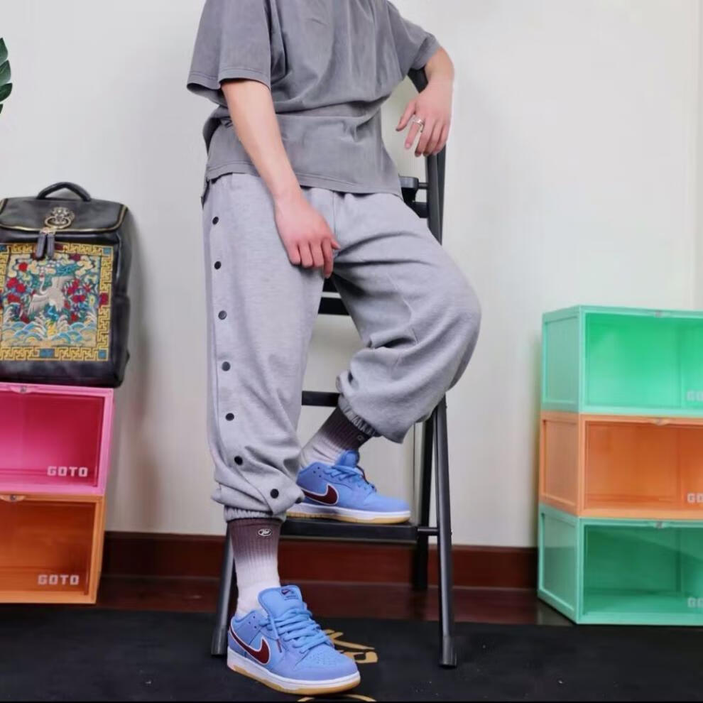 hikfc【莆田纯原】sb dunk费城人低帮翻毛绒皮革凹凸标休闲百搭情侣