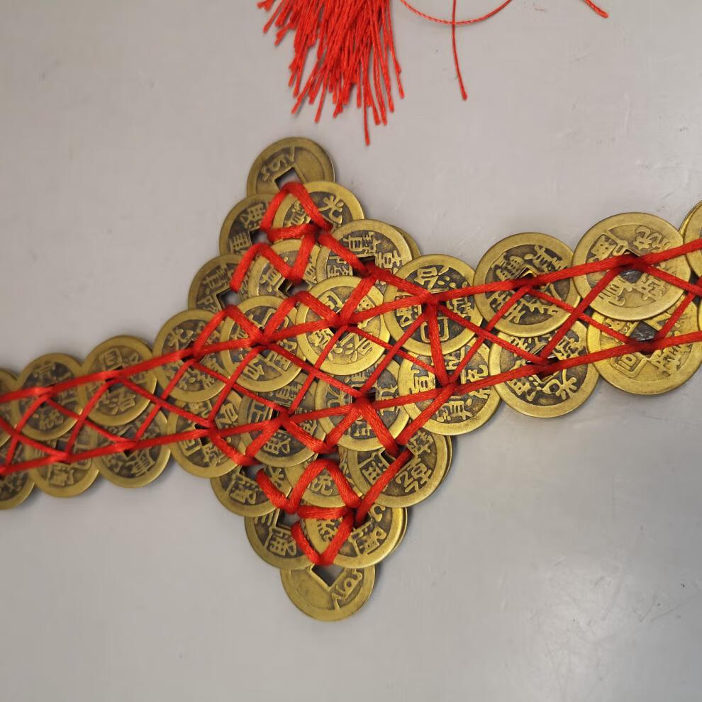 纯铜铜钱五帝钱宝剑摆件林正英黄铜古钱剑吉祥物家居办公室装饰品