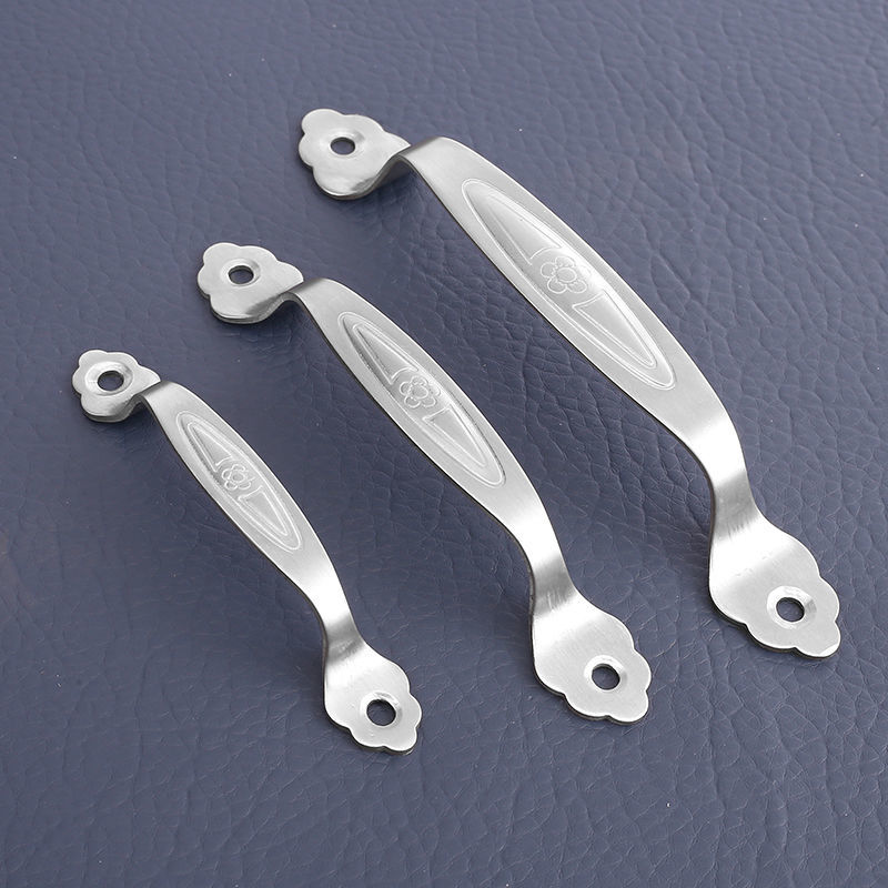 享动五金不锈钢加厚拉手柜门把手抽屉明装木门现代简约拉手家具扁钢小