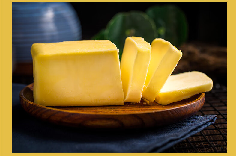 雪花酥原料 堡兰特无盐黄奶油淡味黄油diy牛轧糖饼干烘焙材料500g