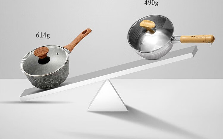 日本进口神田kanda雪平锅日式不锈钢单柄汤锅奶锅蒸锅蒸屉笼 20cm