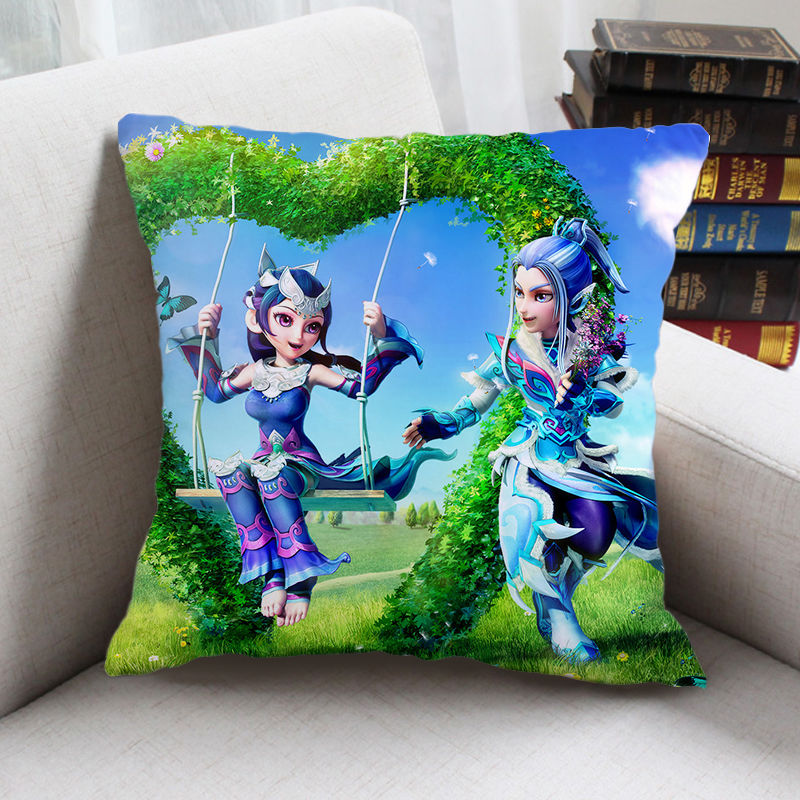 梦幻西游手办抱枕 周边情侣抱枕头定制床头沙发靠垫剑侠客逍遥生图片