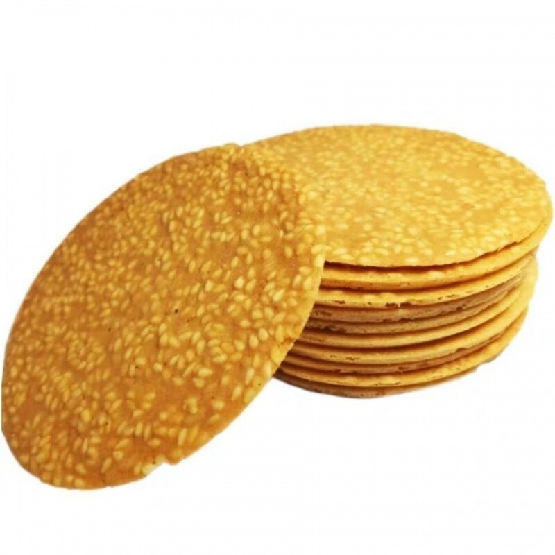 芝麻煎饼山药饼干溥脆香手工瓦片早餐休闲零食糕点整箱 黑芝麻山药