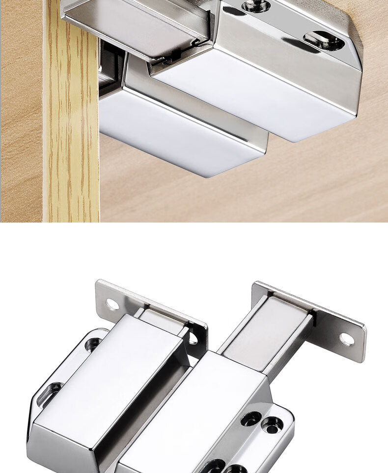 柜门反弹器反弹器柜门衣柜门按压式弹门器隐形门合金碰珠按压式弹跳门