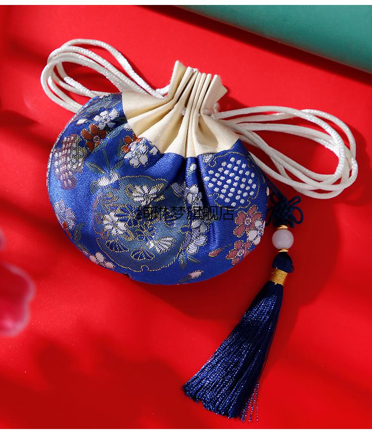 端午香囊中药香囊空袋汉服荷包金丝薰衣草艾草驱蚊香包挂件古风中药