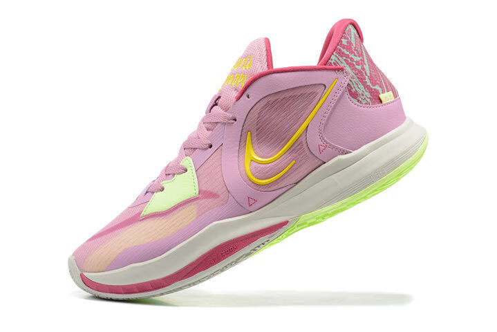 aj系列新款低帮5篮球鞋low5学生运动球鞋实战缓震球鞋春夏品牌 粉色