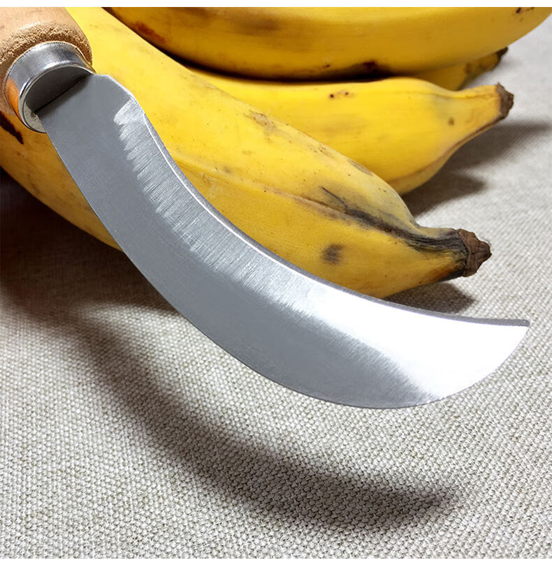 割韭菜的刀割韭菜专用小镰刀不锈钢香蕉刀小弯刀割菜刀削菠萝刀具多