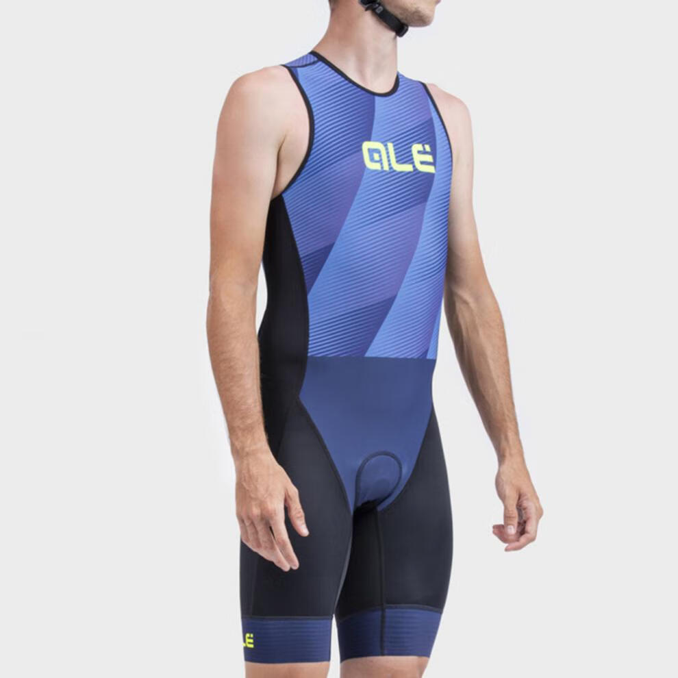 闽豹 男夏季背心铁人三项服装连体泳衣骑行服跑步服比赛一体服 3 xxxs