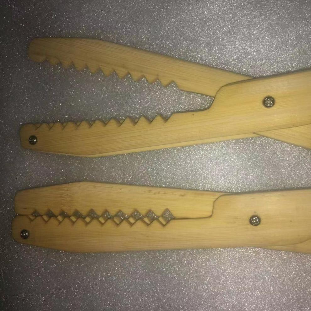 黄鳝夹 黄鳝夹子竹制黄鳝夹鳝鱼竹夹泥鳅夹子楠竹鳝鱼夹三片防脱防伤