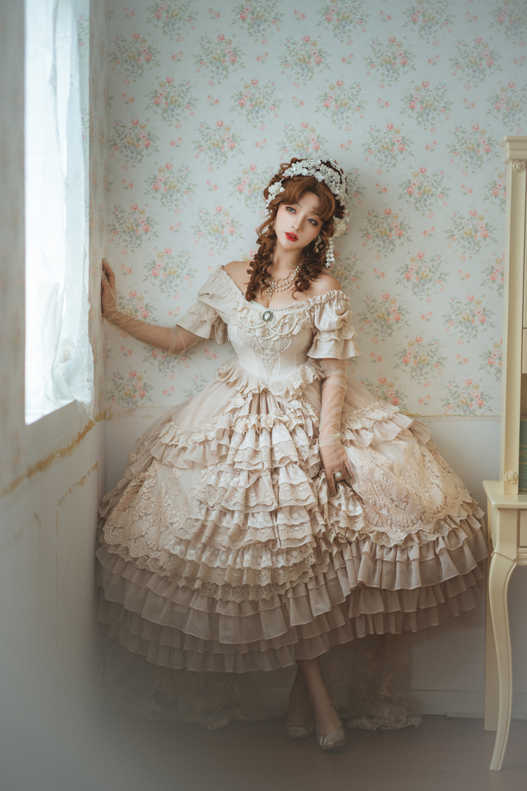 洛丽塔花嫁茶会阿芙洛之梦-【月桂树lolita洋装】茶会华丽复古洛丽塔