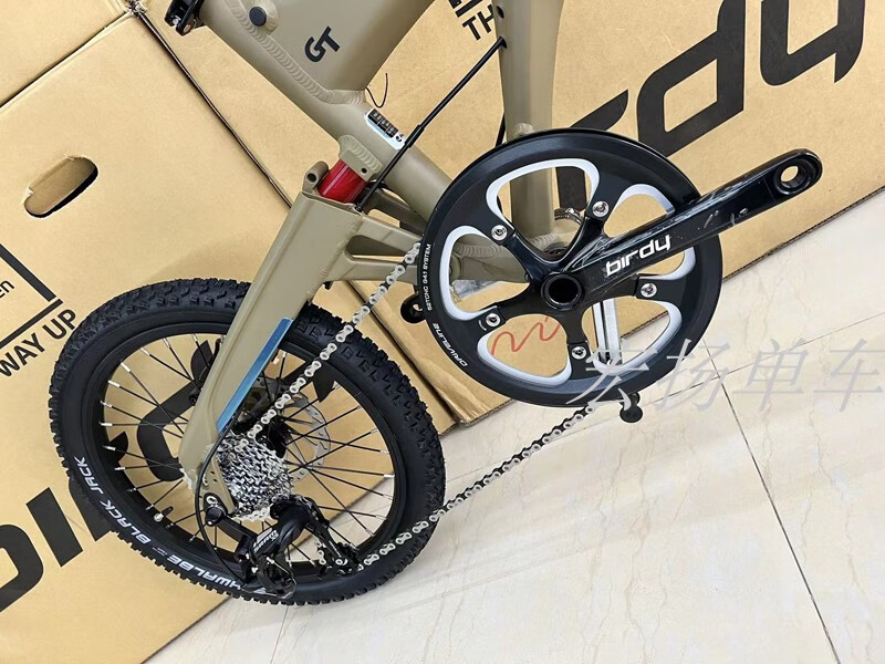 birdy折叠车德国鸟车代理 birdy gt 越野款10速碟刹折叠自行车 satin