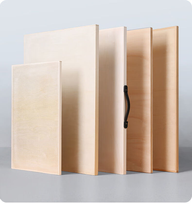 1k整开画板画板2k素描绘图板写生4k美术用品专用1开空心实心1k全开超