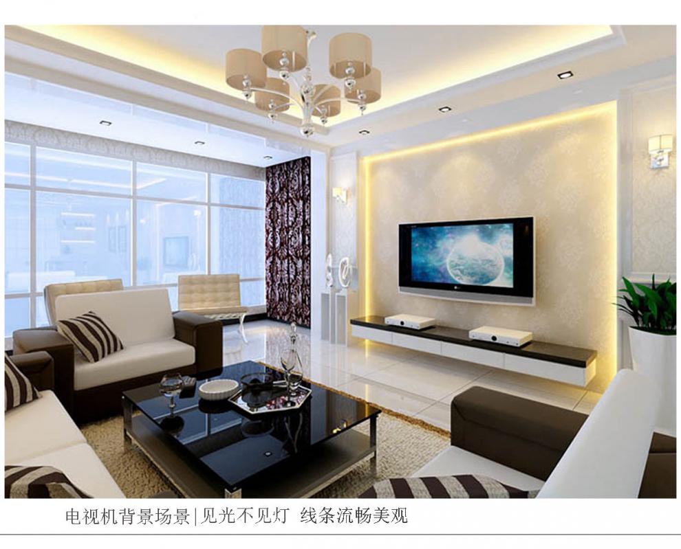 配插头灯带220v客厅电视背景墙暖光led灯带户外防水led彩灯灯条超亮三