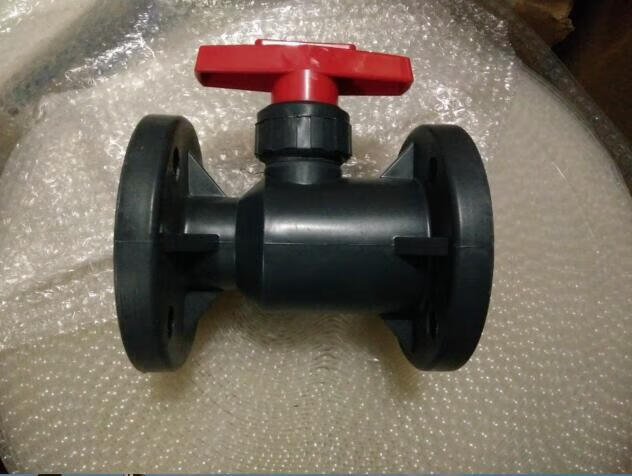 定制upvc法兰球阀 化工塑料 rpp法兰式球阀法兰pvc法兰球阀 dn15--150