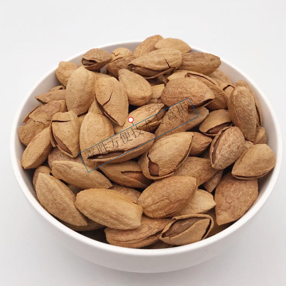 新疆巴旦木原味纸皮巴旦杏壳手剥杏仁500g坚果椒盐味散装称椒盐味500g