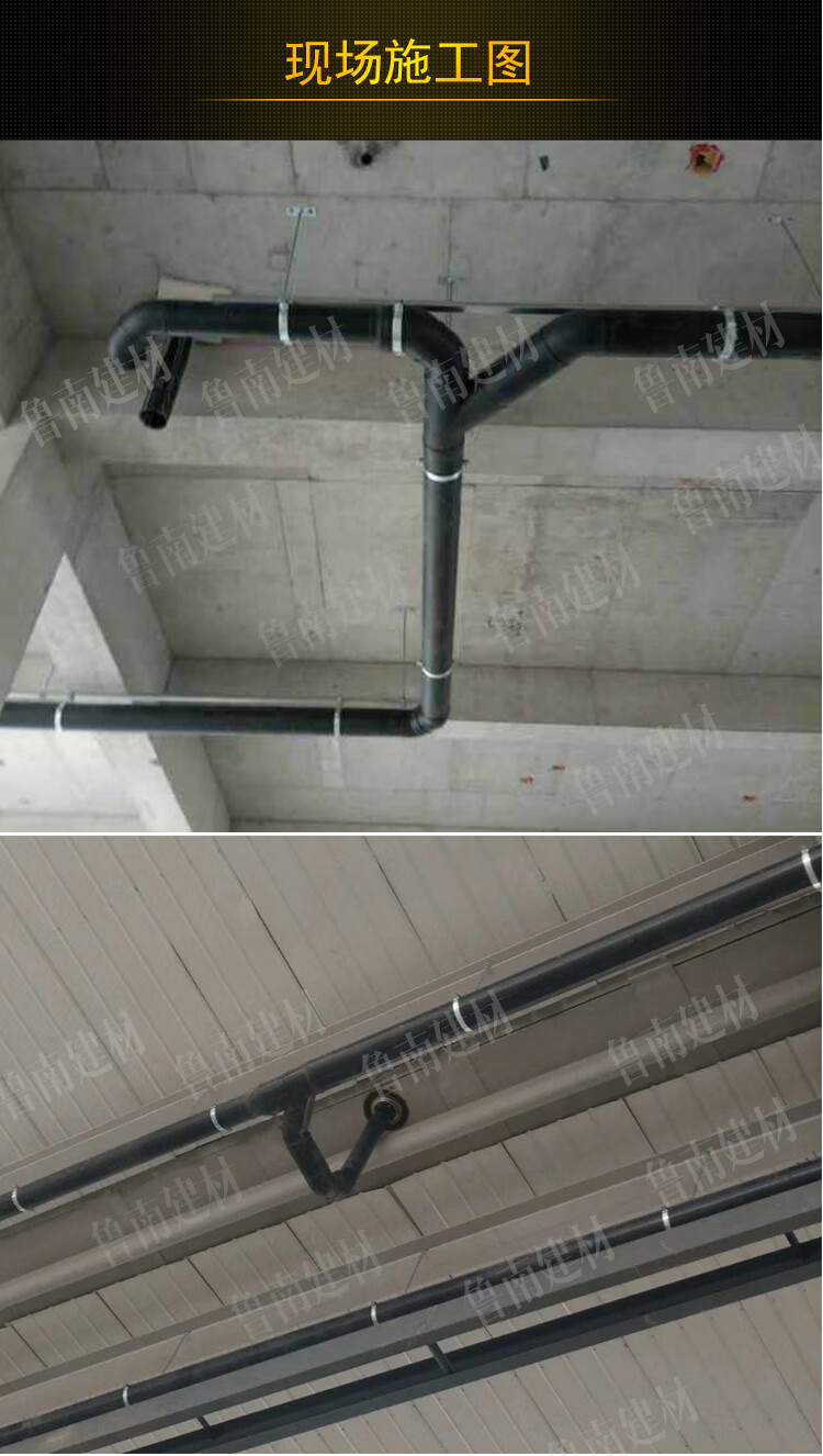 hdpe虹吸同层排水管件排水堵头pe管堵pe透气帽pe清扫口检查口 110堵头