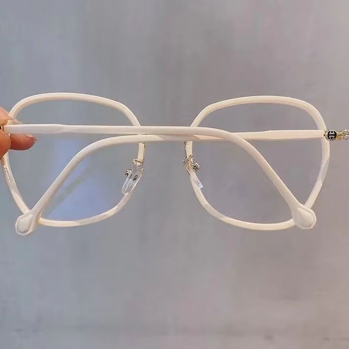 电脑平光护目眼镜男素颜眼睛框韩版潮渐变蓝配161防蓝光镜片0600度