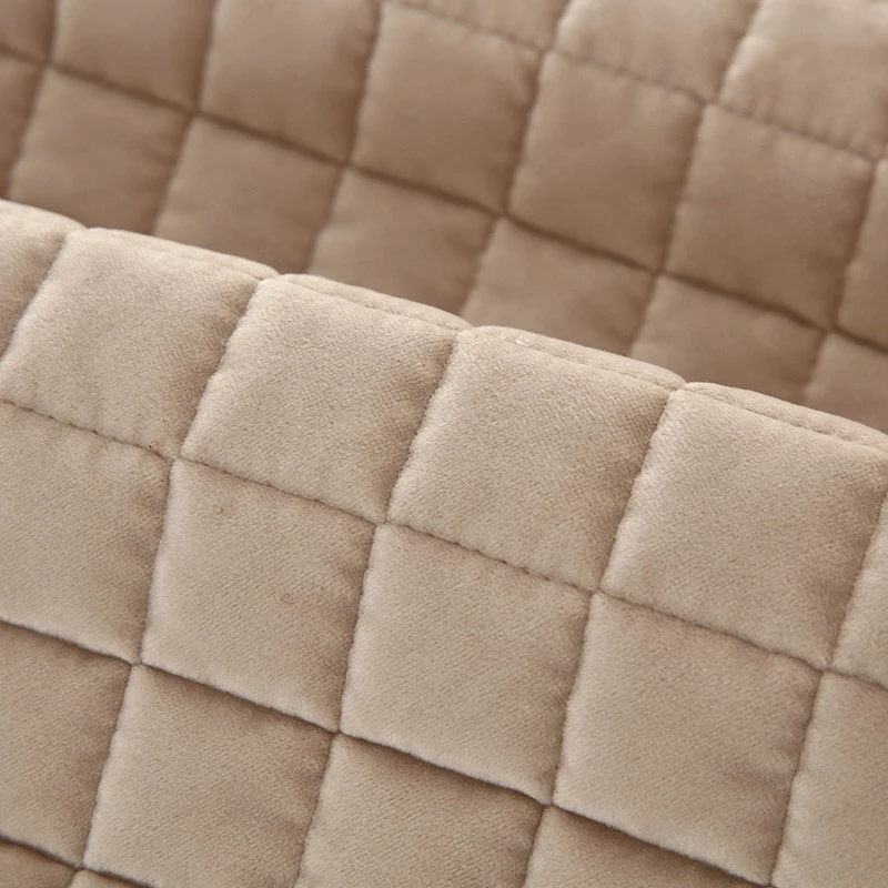Love Life European Sofa Cushion Set, Leather Sofa Covers For Winter