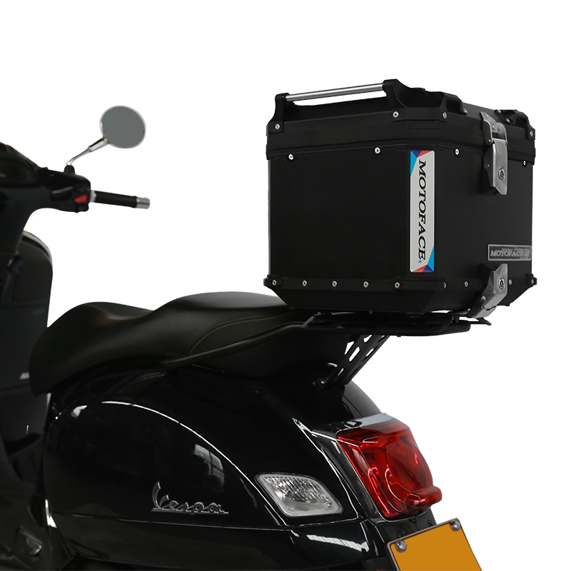 motoface沸驰 维斯帕300摩托车尾箱尾架vespa150春天冲刺铝合金后备箱