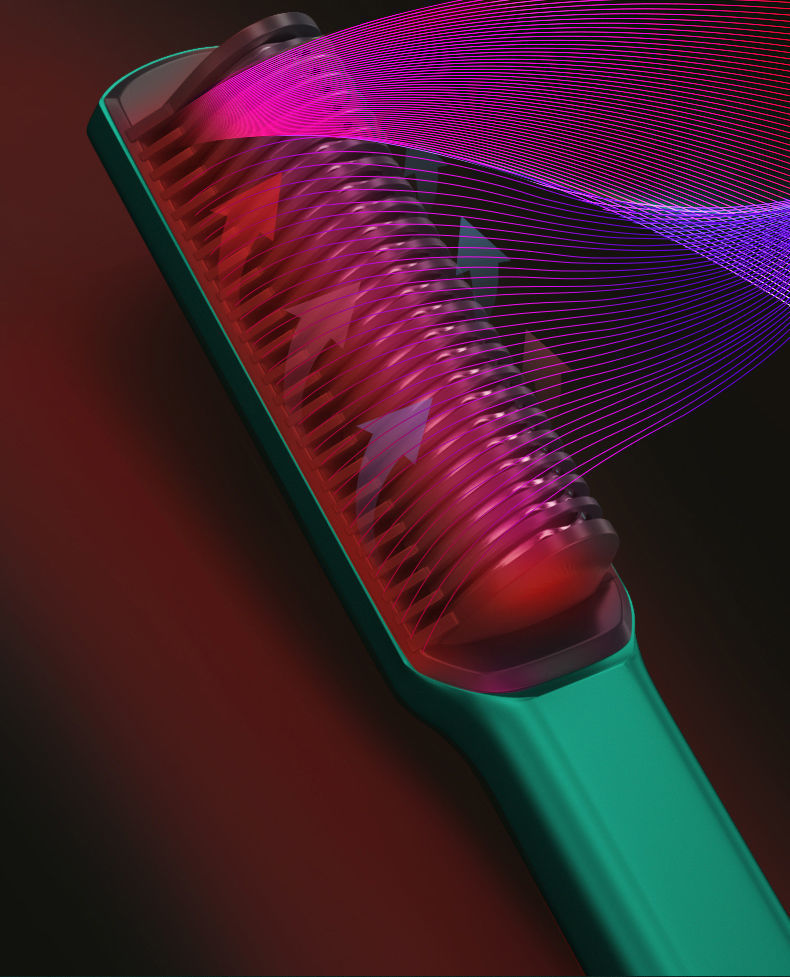 tymo 直发梳 智能直发梳液晶显示直卷两用多功能懒人负离子不伤发直发