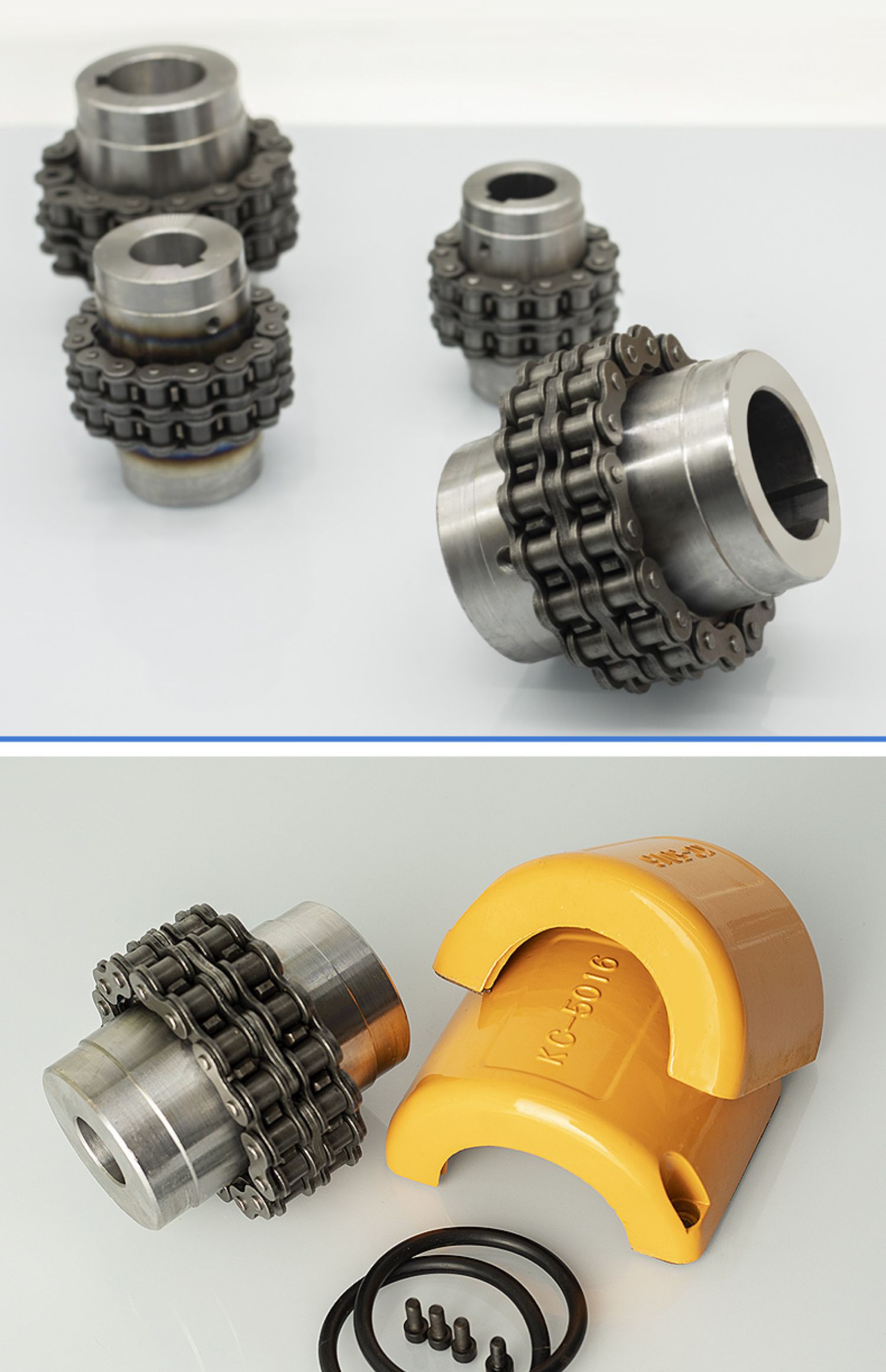 『精选好物』滚子链条式联轴器 gl带罩壳齿轮5018链轮连接器大扭矩