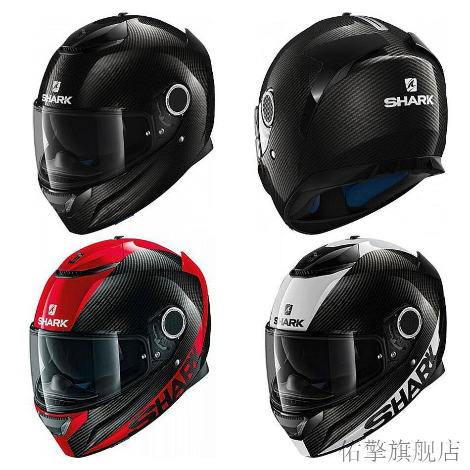 shark头盔洛伦佐法国shark头盔斯巴达白鲨红魔改善洛伦佐鬼爪碳纤双
