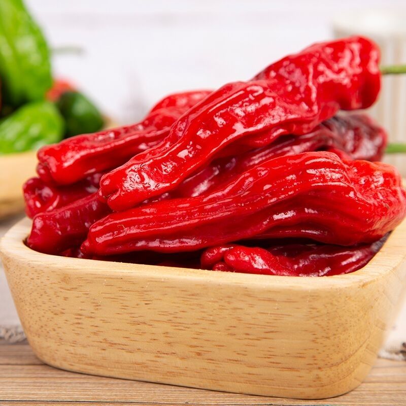 江苏新鲜皱皮辣椒现摘辣蔬菜炒辣子鸡辣椒薄皮辣椒1/5 特辣皱皮三斤