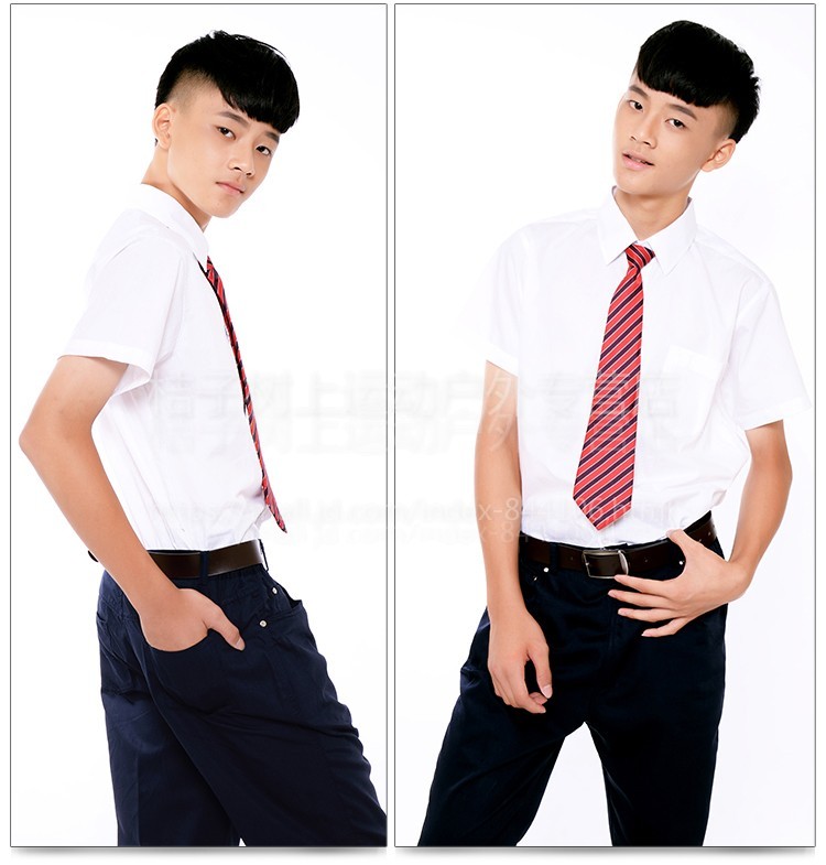 深圳市校服套装 中学生礼服初中高中生夏季校服裤连衣裙初中 春夏装男